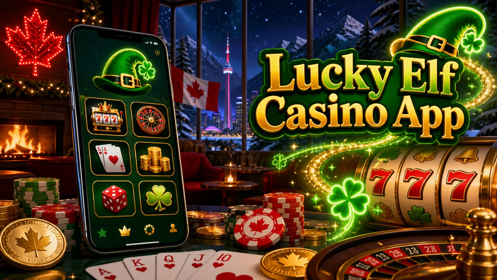 Lucky Elf Casino App content banner