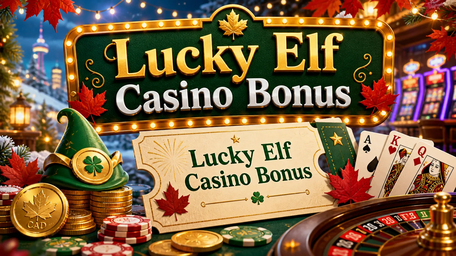 Lucky Elf Casino Bonus content banner