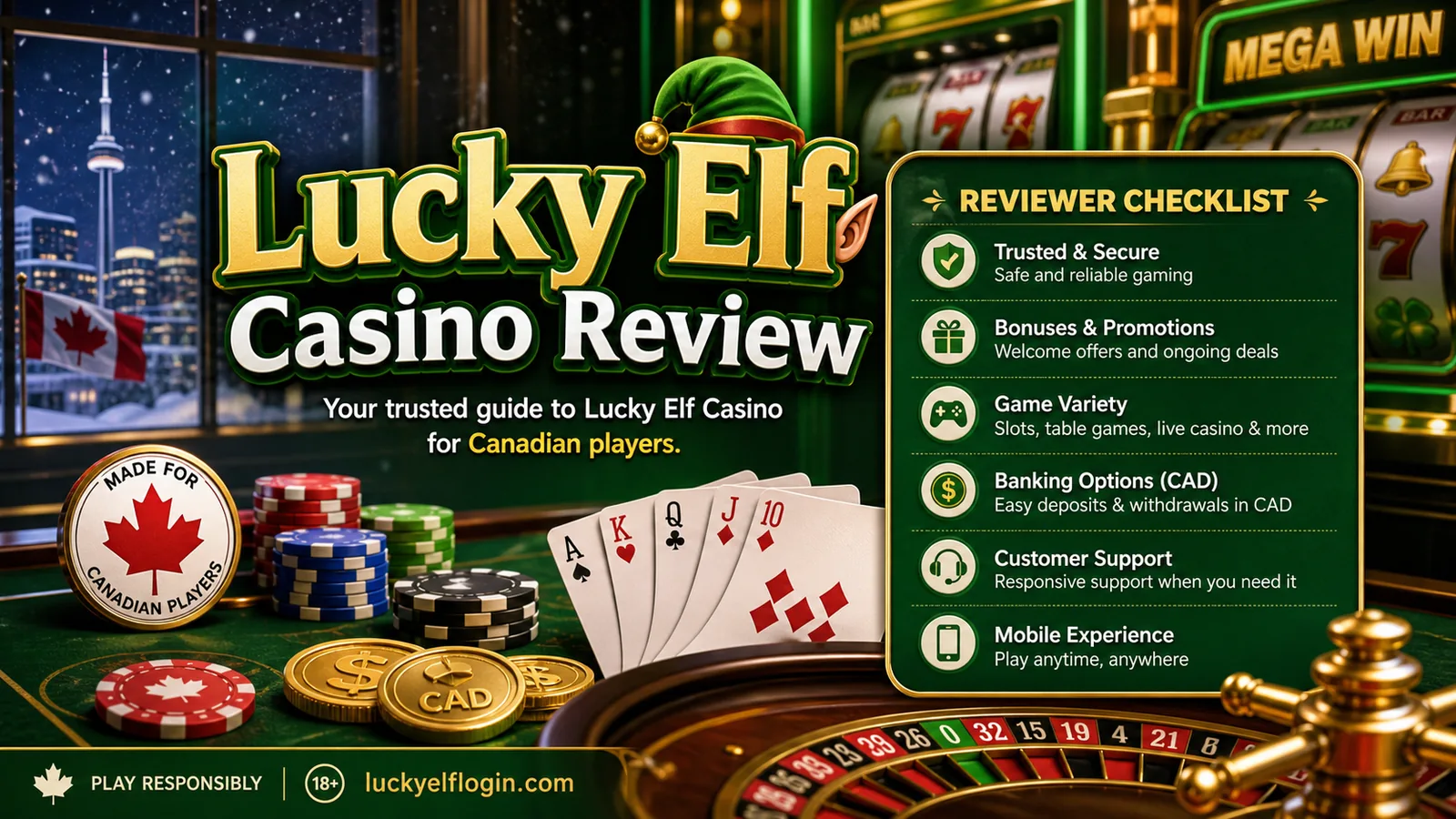 Lucky Elf Casino Review content banner
