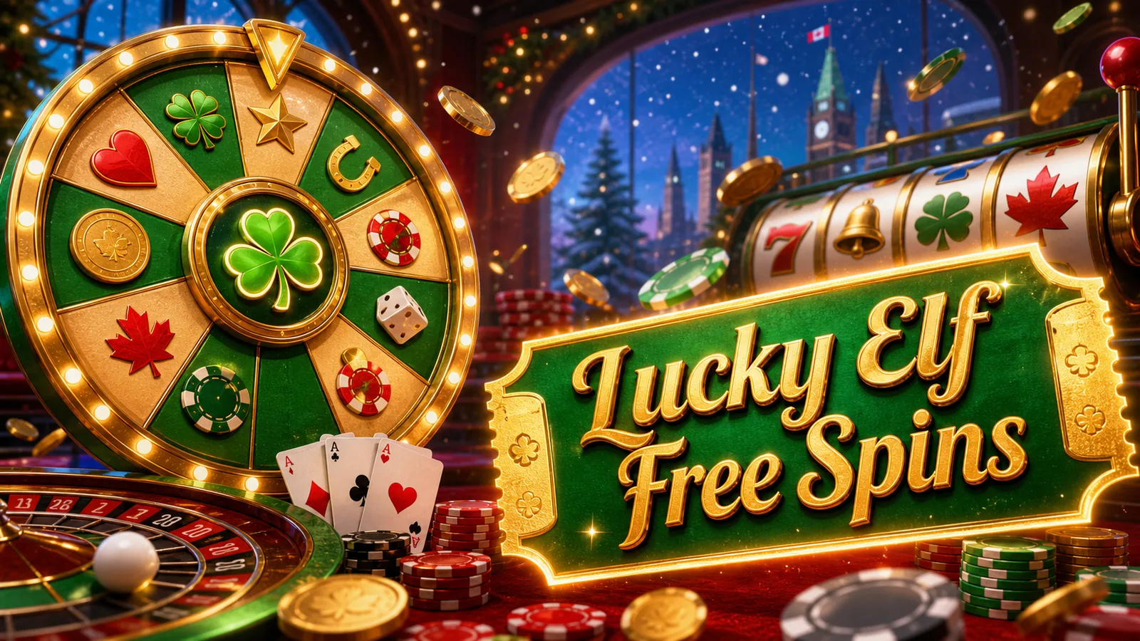 Lucky Elf Free Spins content banner